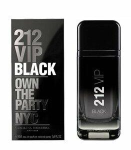 Apa de parfum Carolina Herrera 212 VIP Black, 100 ml, pentru barbati