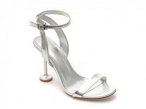 sandale dama argintii